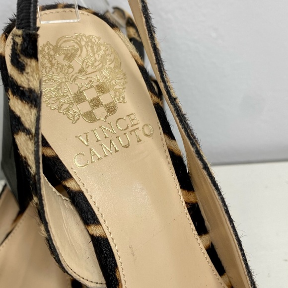 NWOT Vince Camuto Animal Tiger Print Block Pump / Closed-Toe Heel - Size 6 - Picture 4 of 6